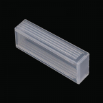 Plastikust mikroskoobi slaidihoidja hoiukarp Microslide Pp mahutab 5 jaoturikarpi