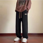 Meeste velvetist p&uuml;ksid, sirged, lahtised p&uuml;ksid, spordip&uuml;ksid, s&uuml;gistalv t&auml;navar&otilde;ivad, meeste vabaaja p&uuml;ksid, meeste pikad p&uuml;ksid M must