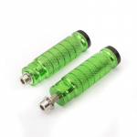 1 paar mootorratta t&otilde;stetud pedaal CNC tagaistuja jalatoed jalatoe jalatoed pedaalivarda modifitseeritud tarvikud roheline