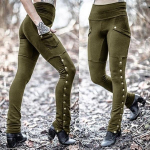 Naiste Casaul Pants Slim Cool Militia p&uuml;kste s&auml;&auml;rised XXXL roheline