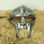 Mask MF Doom Medieval Gladiator terasest nahast n&auml;omask Halloweeni kost&uuml;&uuml;mimask