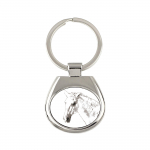 Lipizzan - keychain with a horse, keychain with a print, personalized pendant from the Art-Dog brand