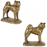 Akita, Akita Inu - dog statue, figurine for office, trophy for dog show by Art-Dog brand