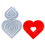 Praktiline &Otilde;&otilde;nes S&uuml;damega V&otilde;lu Ripatsi Vorm Kunstiline &Otilde;&otilde;nes S&uuml;damega Kaunistus Silikoonvorm K&auml;sit&ouml;&ouml; jaoks Riputatavad Kaunistused