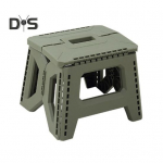 Plastikust kokkupandav taburet koos kaasaskantava k&auml;epidemega, 400 naela, kerge ja vastupidav v&auml;lik&auml;mping jahipidamine piknik kalap&uuml;&uuml;k kokkupandav mini iste roheline