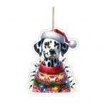 Akr&uuml;&uuml;list lilleline koeraripats 8 cm kergesti riputatav n&ouml;&ouml;r, kahepoolne 2D digitaalne visuaal, rippuv A