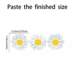 L&otilde;bus-j001 Laserkarikakrad Klaasakna Taust Kaunistavad Dekoratiivsed Akna Kleebised 13*40CM/fun-j001 UV