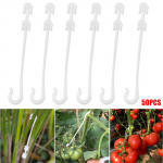 50 tk Tomati tugiklambrid Tomatite juurviljade tugikonksud, et v&auml;ltida tomatite muljumist v&otilde;i mahakukkumist One Size