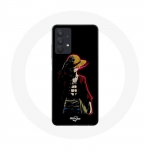 Coque Maniacase pour Samsung A32 5g one piece manga anime luffy fond noir must