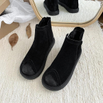 Moodsad Naiste Kingad 2024 Kvaliteetsed Pahkluuga Naiste Saapad Moodsad Slip-on Moodsad Saapad Naistele Kuum M&uuml;&uuml;k Suurem Suurus Kingad Naistelezapatos 35 khaki