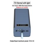 T21 21x18650 taskulambi akulaadija kast Toitepanga hoidik DIY Shell Case Dual USB 18650 Aku kest Hoiustamine Korraldage Basic version