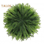 Faux Cedar Placemat Tihedad oksad Korduvkasutatav kuumuskindel p&uuml;hade t&auml;nup&uuml;ha j&otilde;ulupeo lauakaunistus &uuml;mmargune rohelus plats 38cm