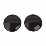 Auto eesmise tagumise udutulelaterna dekoratiivsed r&otilde;ngakatte kleebised Jeep Compassi 2017-2020 ABS-i v&auml;listarvikutele, musta v&auml;rvi Front Fog Light Cover