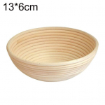 Rotangist kootud leivak&auml;&auml;ritusk&uuml;psetus-s&auml;ilituskorv Taignakinnitushoidik 13cm x 6cm