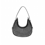 Uus l&auml;ikiv rhinestone naiste k&auml;ekott suur ostukott Mood &otilde;htus&ouml;&ouml;kott kaenlaalused &otilde;lakottid naiste peokott