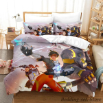 Overwatch 2 Voodipesukomplekt &Uuml;he Inimese Twin T&auml;is Suur Queen King Suurusega Voodikomplekt T&auml;iskasvanu Laste Magamistuba Tekikotiga Komplektid Anime Voodipesu Komplekt Voodi AU Single 140x210cm