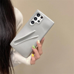 Naljakas huulel&auml;ikehoidja silikoonist huulepulga huulekaitse telefoni&uuml;mbris Samsung Galaxy S23 Plus S24 S24 Ultra A14 A54 A15 4G/5G jaoks Samsung A54