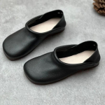 Balleriinad Naiste Loaferid Kingad Disainer Nahast Vabaajajalatsid S&uuml;gis Pehmed Oxfordi Kingad 2024 Uus Trend K&otilde;ndimine Mugavad Kingad Naine 35 must