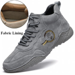 Meeste tossud vabaaja poolsaapad Talvise sooja Kvaliteetne &otilde;ues s&otilde;itmine Spordijalatsid Meeste tossud 44 hall