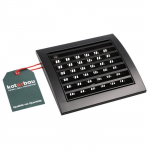 &Otilde;hutusrest - KOTARBAU - 150 x 150 mm - Must plastik - Lukustatavad lamellid - S&auml;&auml;sev&otilde;rk must