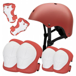 Lapse kiiver kaitse&uuml;likond p&otilde;lve k&uuml;&uuml;narnukikaitsmed 2 3 4 5 6 7 8 9 10 11 12 aastat T&uuml;druk poiss Sobiv rulluisu rula kaitsevarustuse komplekt 10-30kg