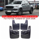 Autode stiil For FOTON Tunland G7 2024 2025 2026 ABS Autode poritiivad Pihustuskaitsed Porikaitsmed Eesmised Tagumised Tiiva Tarvikud must