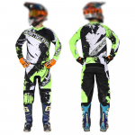 motokrossi k&auml;igukomplekt lastele 4 5 6 7 8 9 10 11 12 13 aastat Noor laps Mootorrattapoiss t&uuml;druk Jersey Pant Kits v&otilde;istluskost&uuml;&uuml;m Off-road Enduro MX MTB XL-26