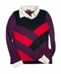 Kolorowy sweter damski Jessica L - Used
