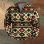 Meeste Retro Casual gradienttr&uuml;kiga kampsun XXXL
