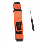 Nailonist spordirihm Huami T Rex Ultra nutikellale, t&auml;ismetallist konksu ja aasa kinnitusega. Orange