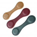 3 tk/komplekt Kunstnahast j&auml;rjehoidja kaust Tugev magnetiline raamatuklambrid Kinnitatavad lehemarkerid l&auml;bim&otilde;eldud kingitus A