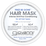 Giovanni, Frizz Be Gone&trade;, hair mask, powerful anti-frizz conditioning, 10 fl oz (295 ml) gray