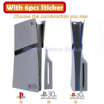 Piiratud 30. aastap&auml;ev PS5 Pro esipaneeli vin&uuml;&uuml;llogokleebise Playstation 5 rasvakonsooli katte esiplaadi kesta asendamiseks