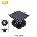 Ruudukujuline N&auml;htamatu Roostevabast Terasest P&otilde;randak&uuml;na Deodorant Pr&uuml;gifilter &Auml;ravool Du&scaron;ip&otilde;randa &Auml;ravool Vee Filter Vannitoa Tarvikud