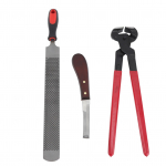 Kabja paranduskomplekt Terasest kahepoolne raspel Kabja trimmerit&ouml;&ouml;riistade komplekt hobustele, veistele, lammastele, eeslitele