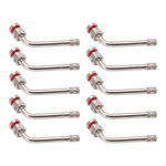 10 tk veoauto rehvide klapivarred TR545D 60-kraadine klapivars Alcoa 22,5-tolliste 24,5-tolliste alumiiniumvelgede jaoks