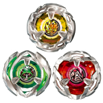 TAKARA TOMY BEYBLADE X Beyblade X 3on3 tekikomplekt BX-08 gray