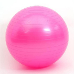 Spordijooga Pilates Fitness Ball J&otilde;usaal Tasakaaluharjutus Pilates Treening Massaažipall pumbaga roosa