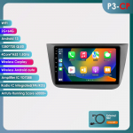 Hizpo 4G AI Voice Wireless CarPlay Android 13 Auto raadio Seat Altea 2004&ndash;2015 Toledo 3 auto multimeediumipleier intelligentne RDS GPS 2 Din autoraadio P3CP 4Core 2G 64G