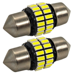 2 szt C3W 28mm żar&oacute;wka LED SV8.5 12V CANBUS 250lm biała mocna Off-Road