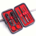 Kodu k&uuml;&uuml;nel&otilde;ikur 7 tk/komplekt suurelt avanev manik&uuml;&uuml;rit&ouml;&ouml;riist Unisex mini kompaktne kingitus kulmuklambriga pintsetid 7pcs