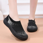 Naiste kootud v&otilde;rkkangast kerged sokktossud hingavad vabaajajalatsid mugavad libisevad platvormkingad treeningkingad naistele 36