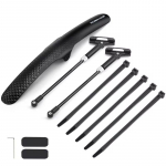 Reguleeritavad jalgratta poritiivad kiirvabastusega kerge alumiiniumsulamist tugi m&auml;gijalgratta poritiivad Vastupidavad, kergesti paigaldatavad must