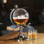 3,5-liitrine veiniautomaat Club Party Aksessuaar Globe Shape Dosser Alkohoolsete jookide jaotur kodu veinijoogide jaoks, viskijoogid CHINA