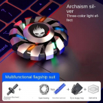 Metallist Fidget Spinner Helendav Stressi Vabastav K&auml;epide P&ouml;&ouml;rlev Tipp EDC Stressi Leevendav M&auml;nguasi Helendav P&ouml;&ouml;rlev G&uuml;roskoop &Auml;revus h&otilde;be