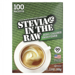 In the Raw, Stevia In The Raw&reg;, Zero Calorie Sweetener, 100 Packets, 3.5 oz (100 g)