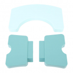 Kokkupandav tualettpott PP kaasaskantav k&uuml;kitav potitabur tervislike kingituste jaoks Reisimiseks roheline roheline