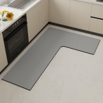 Premium L-kujulised k&ouml;&ouml;gimatid: mustust h&uuml;lgav, kergesti hooldatav, imav, kiiresti kuivav diatomiit savi majapidamiskasutuseks. 80*120cm