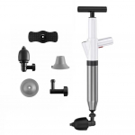 Tualett ummistunud Ummistuse eemaldamise seade Toru kolb K&otilde;rgsurve t&uuml;hjenduskolb S&uuml;vendus ummistus Vann WC-d Vannituba Du&scaron;&scaron; Valamu Vann