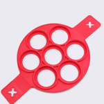 Silikoonist mittekleepuv pott 7 auguga k&uuml;psetusvorm toidukvaliteediga k&auml;epidemega praetud munad pannkoogivorm Kodune toiduvalmistamine K&ouml;&ouml;k k&uuml;psetustarvikud